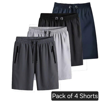 PrimeWear™ Korean Cotton Stretch Shorts Combo of 4